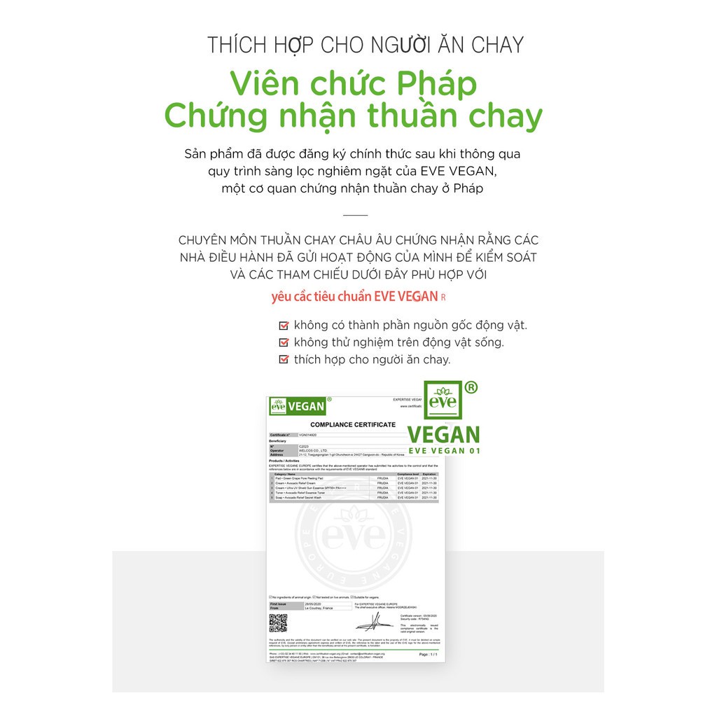 [Tặng 88k] Bông Tẩy Tế Bào Chết Kiểm Soát Lỗ Chân Lông Nho Xanh Frudia Green Grape Pore Peeling Pad 70 pcs