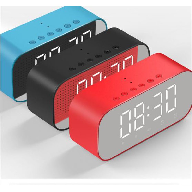 {RẺ VÔ ĐỊCH} Loa Bluetooth Mini Cao Cấp S5 Hỗ Trợ USB Kiêm Đồng Hồ Báo Thức Và Gương Soi Tiện Lợi (màu ngẫu nhiên)