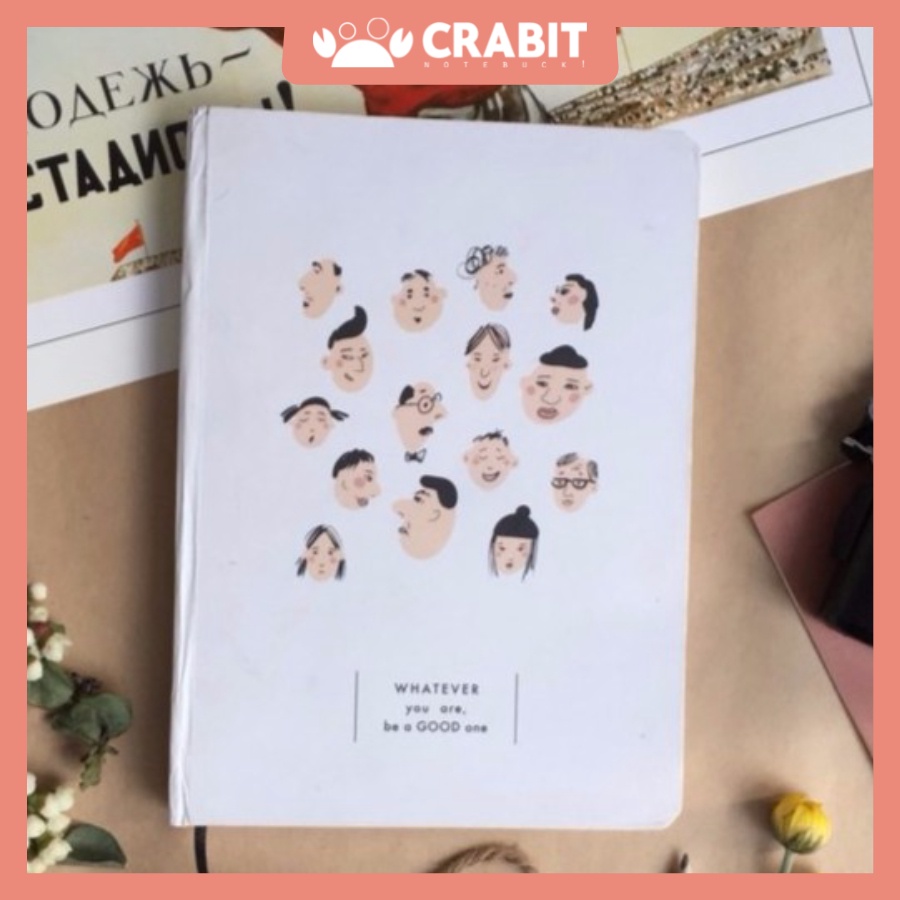 [GIẢM SÂU] Sổ ruột Dot Crabit Notebuck - Mặt người - sổ dotgrid