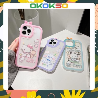 Ốp Điện Thoại Mềm Chống Sốc Hình Cún Đeo Nơ Cho OPPO Reno8 7Pro reno6 7z 5 A53 A15 A9 2020 A31