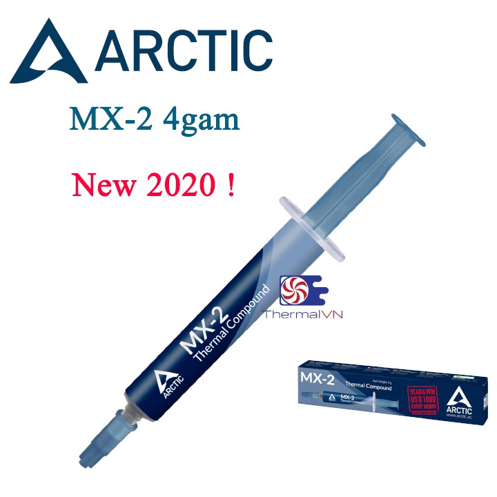 Keo tản nhiệt Arctic MX-4 - 2g, 4g, 8g các loại