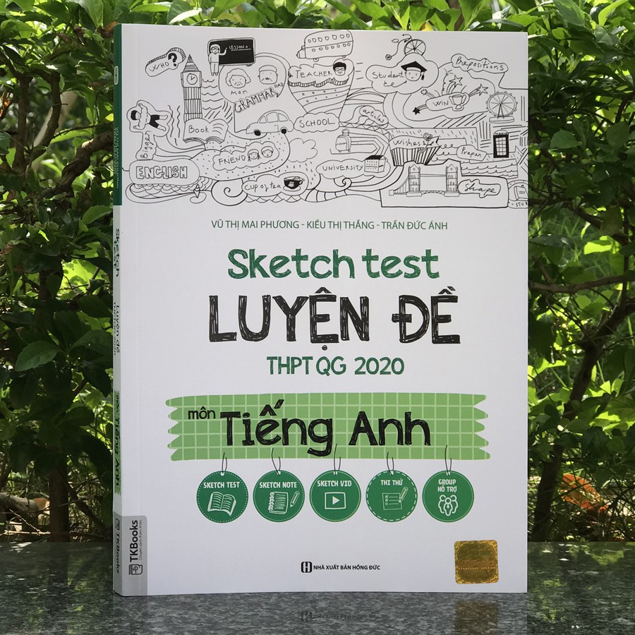 Combo luyện thi khối A1: Sketch Test Luyện Đề THPT QG 2020 môn Toán, Vật lí, Tiếng anh