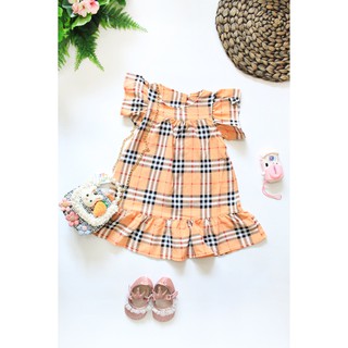 Đầm form A xòe tay loe -3180