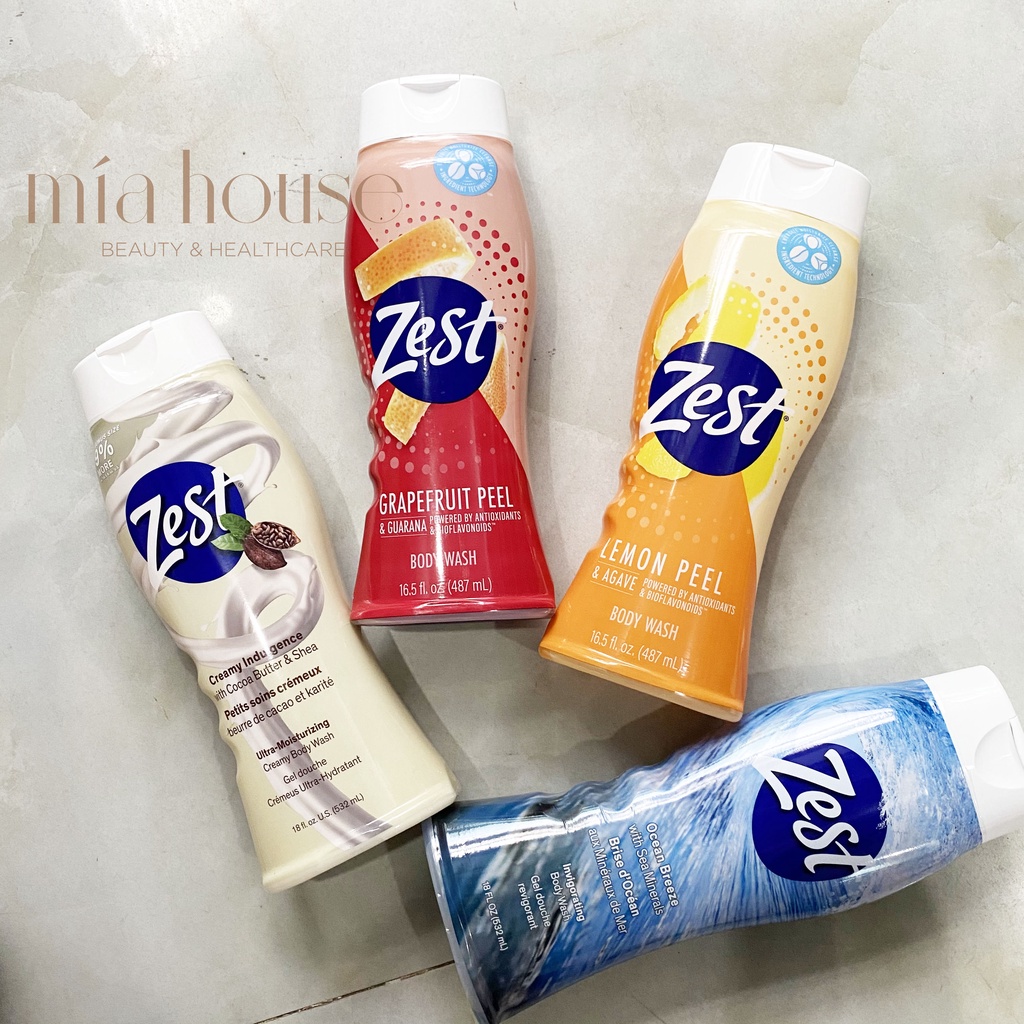 Sữa tắm Zest Mỹ 487ml