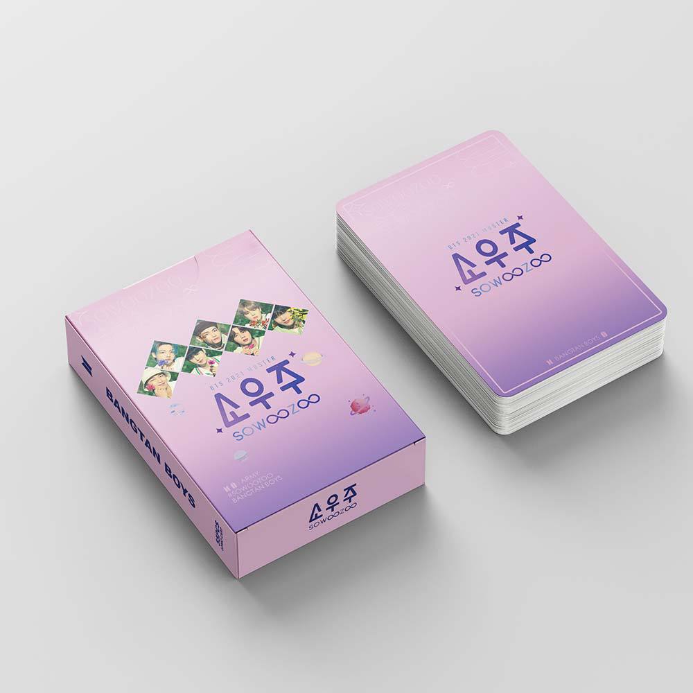 Hộp 55 Ảnh Lomo Card Nhóm Nhạc BTS 2021
