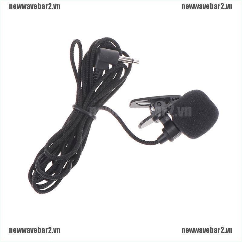 {new2} Mini Mic Microphone Case for SmartPhone Recording PC Clip-on Lapel Microphone{wave}