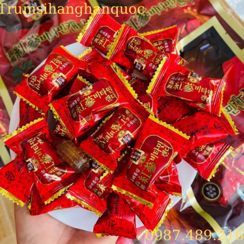 Kẹo Hồng Sâm Vitamin Hàn Quốc 200gr