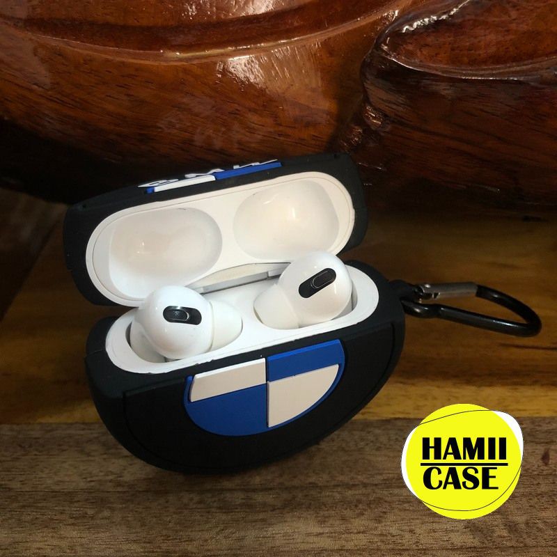 Case Vỏ Bao Airpods Đựng Tai Nghe Airpod 1 2 Pro BMW Bằng Nhựa Dèo TPU Chống Bám Bụi