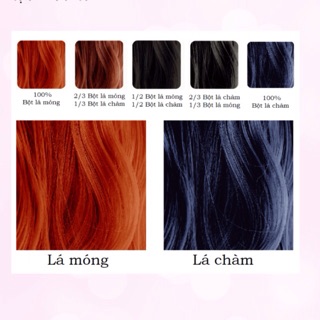 Bột lá nhuộm tóc ogatic thảo dược