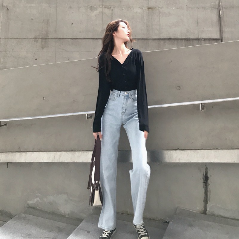 Áo Cardigan Dệt Kim Mỏng Tay Dài Cổ Chữ V Phong Cách Thời Trang 2018 Mới