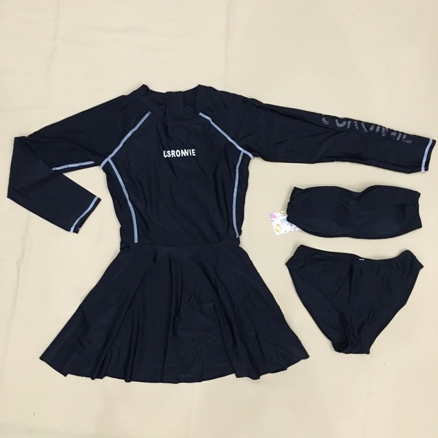 CÓ SẴN bikini usronnie đồ bơi nữ dài tay quần váy thun lạnh đẹp | BigBuy360 - bigbuy360.vn