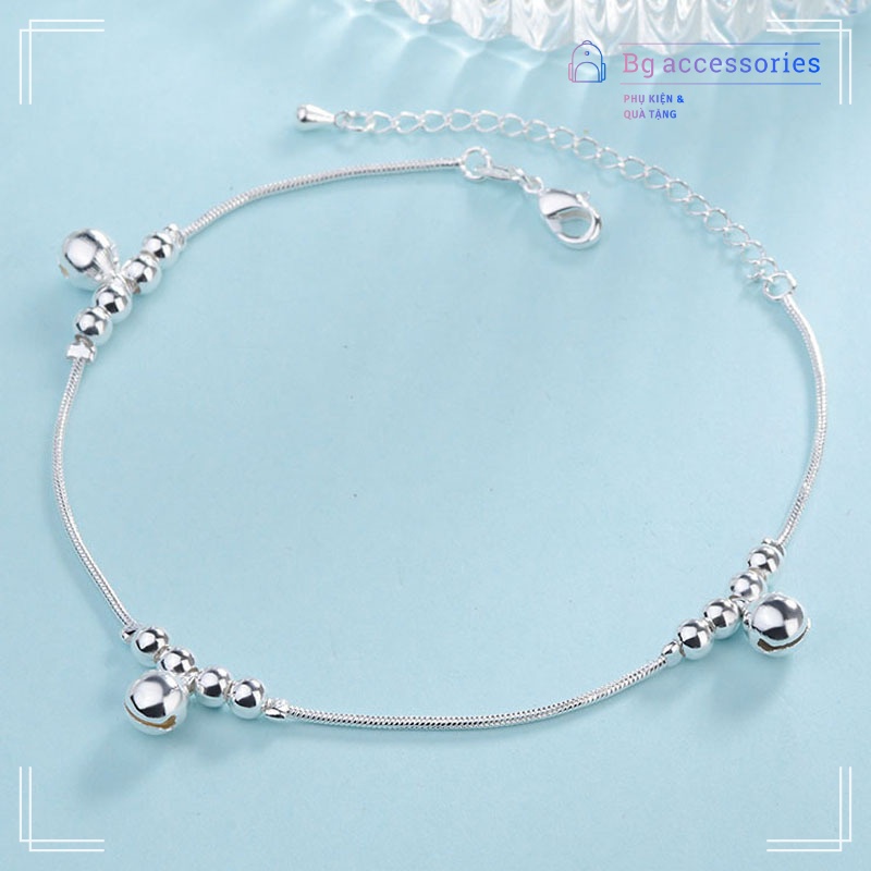 Lắc Chân Bạc 925 Phong Cách Hàn Quốc dễ thương