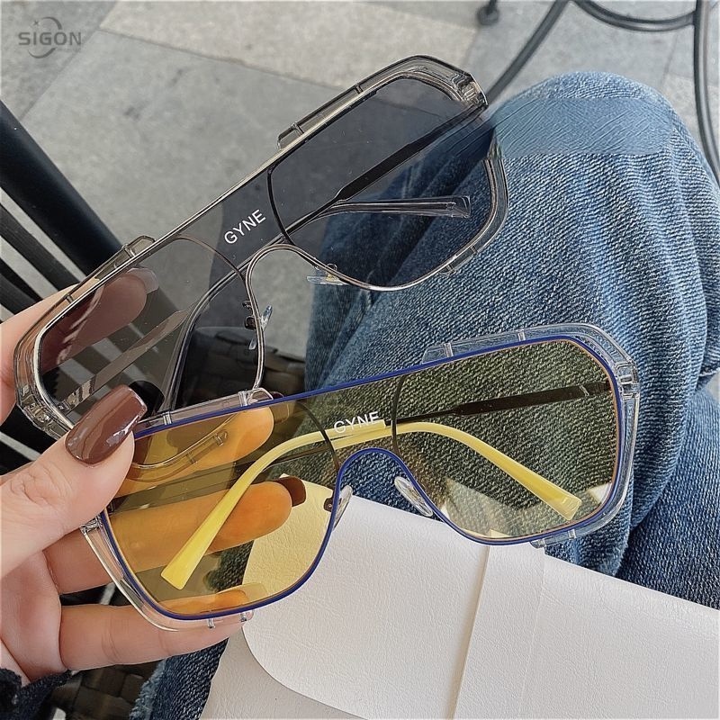 Kính mát có gọng lớn chống tia uv nhiều màu sắc thời trang