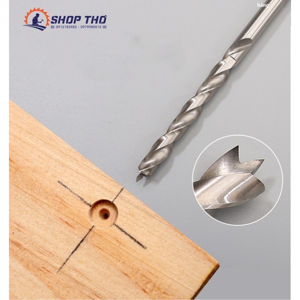 Mũi khoan gỗ Wnew có định tâm - 7mm