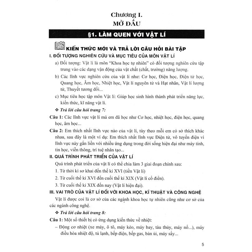 Sách Tham Khảo - Hướng Dẫn Trả Lời Câu Hỏi &amp; Bài Tập Vật Lí 10 (Bám Sát SGK Kết Nối Tri Thức Với Cuộc Sống) - HA
