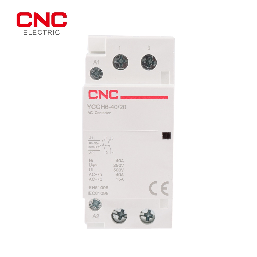 Mô Đun Dc ycch6 2p 25a 40a 220v / 230v 50 / 60hz Acactor 2no 2no 1no 1no 1no