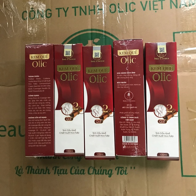 Combo 5 kem tan mỡ olic (bao hàng chính hảng cty giả hoàn tiền)