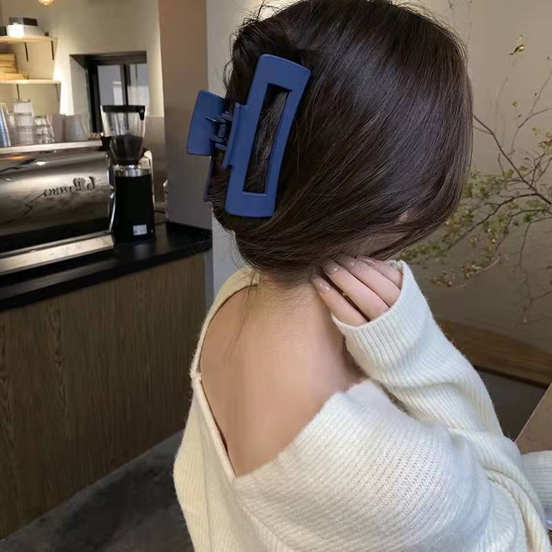 Kẹp Tóc Hình Cua Vuông Bằng acrylic Thời Trang Hàn Quốc Cho Bé Gái