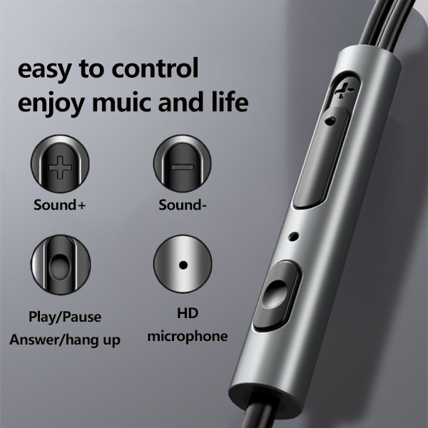 Tai Nghe Nhét Tai Jack 3.5mm Âm Thanh Sống Động | BigBuy360 - bigbuy360.vn