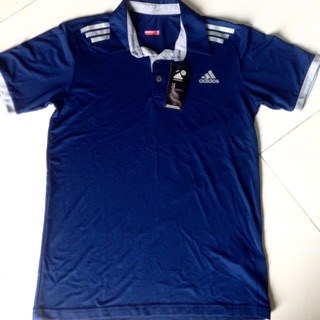 Áo thể thao xanh navy cổ bẻ