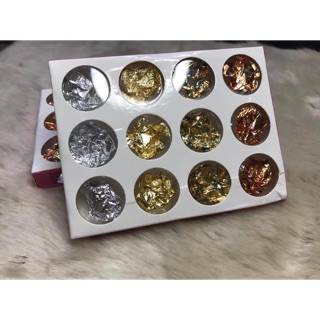 Set giấy bạc trang trí móng tay
