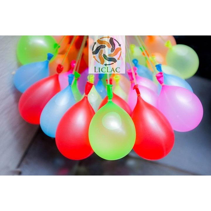 Bộ 111 bong bóng nước Magic Balloons BƠM SIÊU NHANH thiết kế tiện lợi có vòi bơm sẵn