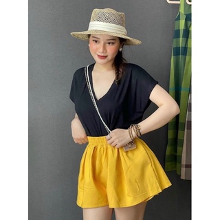 Áo thun cổ tim tay cánh dơi