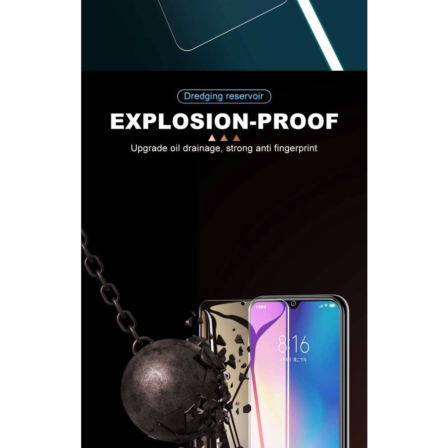 Set 3 kính cường lực cho Xiaomi Poco X3 NFC M3 F1 F2 Mi A3 A2 Lite A1 Mi Max 2 3 Mix 2 2S 3 Play CC9E