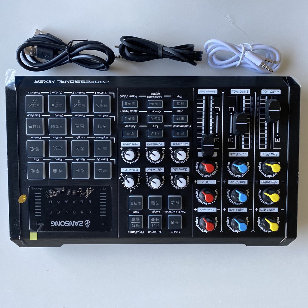 Trọn Bộ Sound Card S8 Và Micro Thu Âm BM900 Chính Hãng