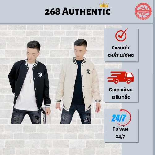 Áo khoác , Áo BomBer bóng chày NY form slim thể thao