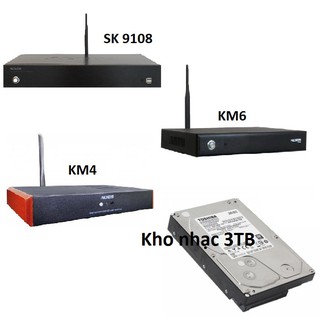 Ổ Cứng Kho Nhạc karaoke Đầu Acnos SK9108 , KM4 , KM6 , KM8 , KM8E HDD 3TB (3TB)