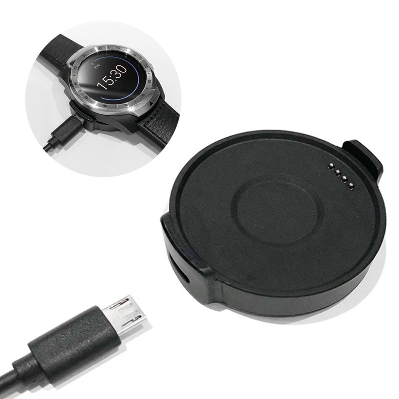 Đế Sạc Nam Châm Cho Đồng Hồ Thông Minh Ticwatch Pro Usb Kèm Cáp 1m Chất Lượng Cao