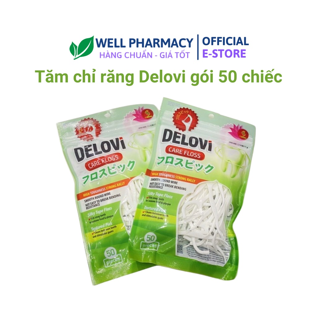 TĂM CHỈ RĂNG DELOVI GÓI 50 chiếc (Công nghệ Nhật Bản)