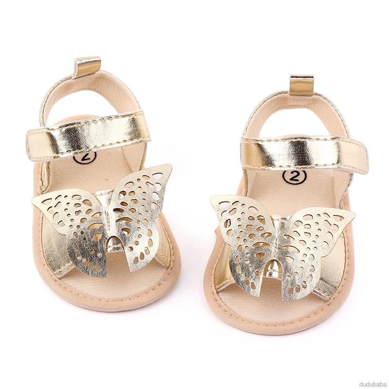 Giày sandal đế mềm chống trượt cho bé gái 0-12 tháng tuổi