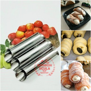 SET 10 KHUÔN ỐNG / ỐC QUẾ INOX CARTOCCI