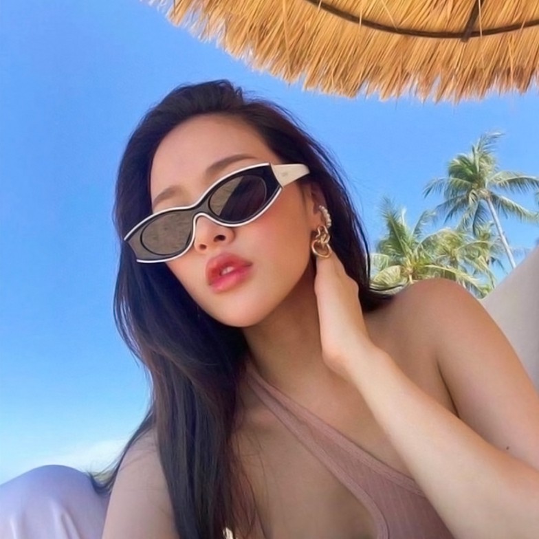 Kính mát gọng nhựa phong cách hip hop cho nữ