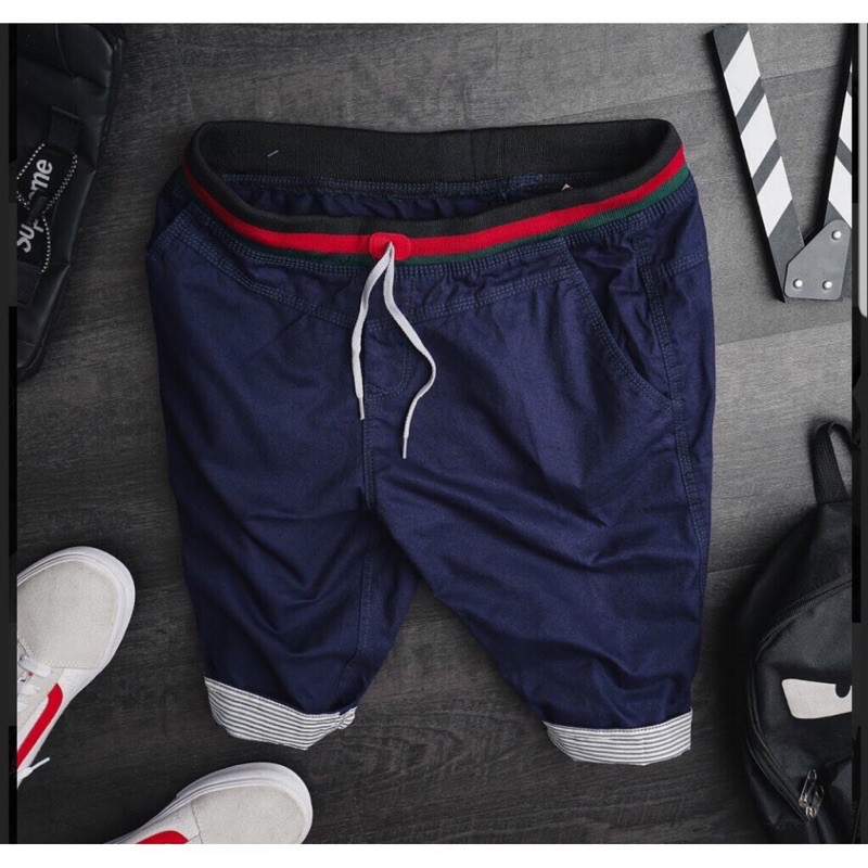 Quần short nam kaki lưng thun LD12