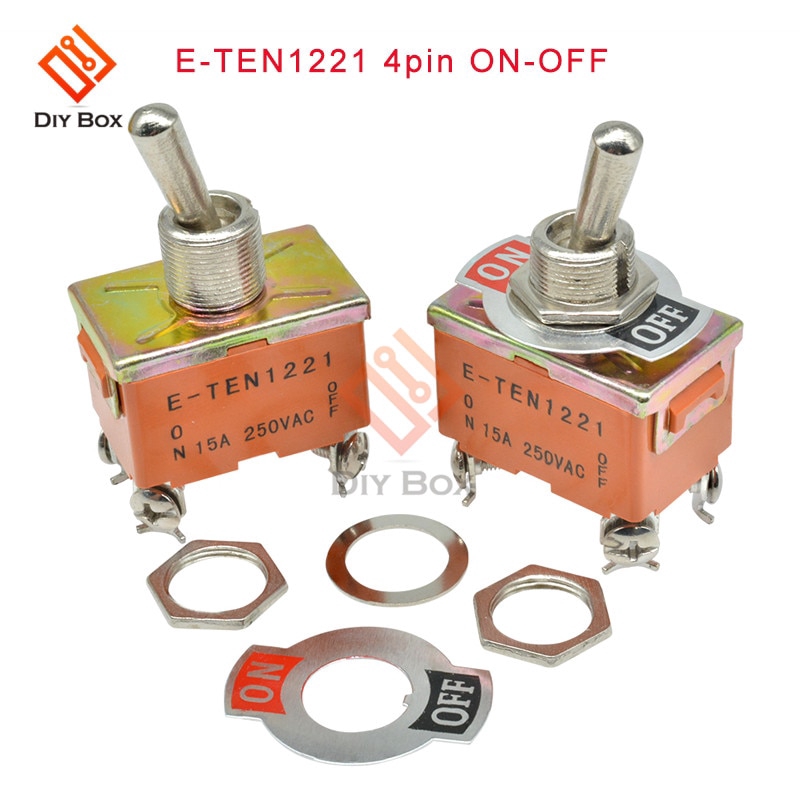 Mô đun công tắc lật 2 chấu 3 chấu 4 chấu 6 chấu E-TEN 1322/1321/1221/1121/1122/1021 12MM