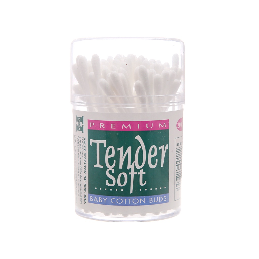 Tăm bông ngoáy tai Tendersoft hộp 100 que