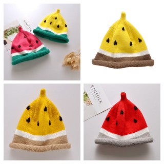Mũ len quả dưa hấu cute cho bé