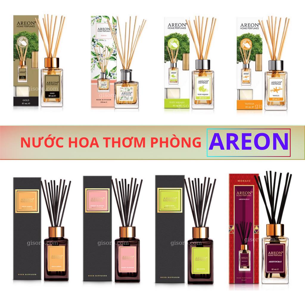 Nước hoa thơm phòng thiên nhiên AREON HOME cao cấp Nhập Khẩu Bulgaria