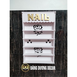 Kệ nail HỘP chữ nhật Để Đồ Nail, để Nước Sơn treo tường LOẠI 1 GIÁ TỐT