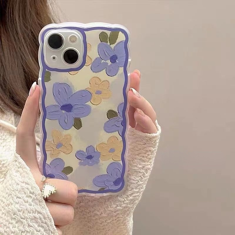 Ốp Điện Thoại Mềm Trong Suốt In Hình Hoa Dễ Thương Cho IPhone 11 12 13 Pro MAX X XR XS MAX 6 7 8 Plus 12 Pro