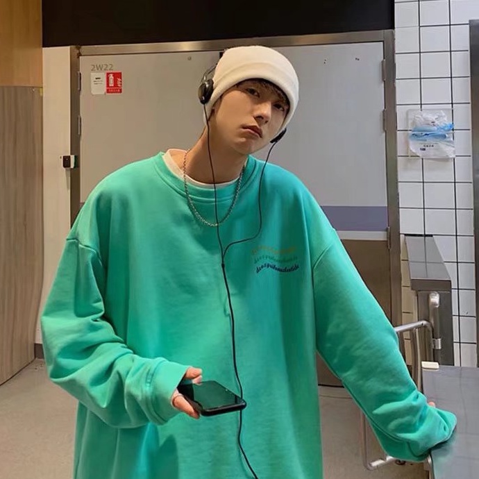 Áo thun tay dài in hình thời trang Hàn Quốc