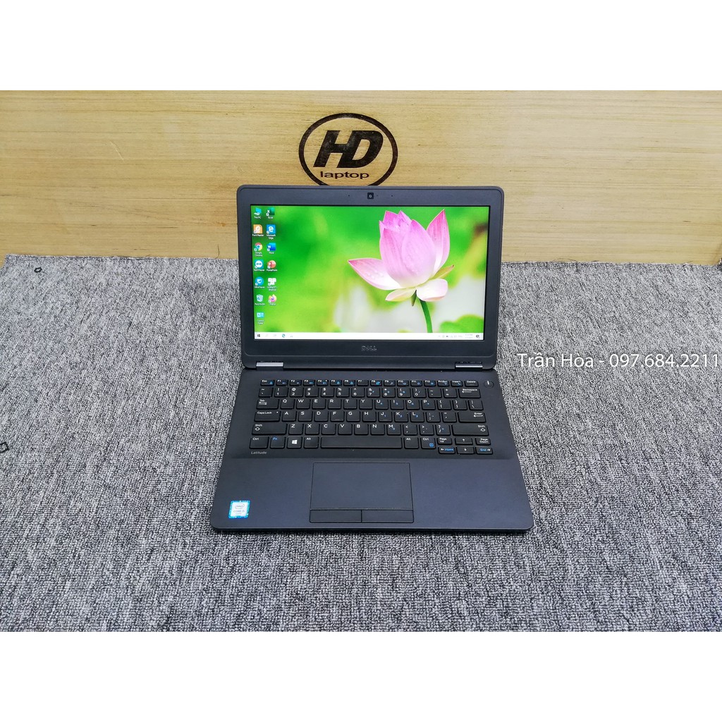 [Laptop Dell 12.5inch mỏng nhẹ] - Dell Latitude E7270 - Core i5 6300u, Ram 8GB, ổ SSD 256GB, vỏ nhôm. | BigBuy360 - bigbuy360.vn