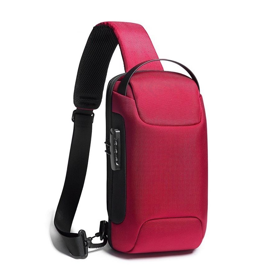 Túi đeo chéo nam cao cấp, Túi Đeo Chéo Nam Có Cổng Sạc Usb Tiện Lợi, túi đeo chéo nam đẹp