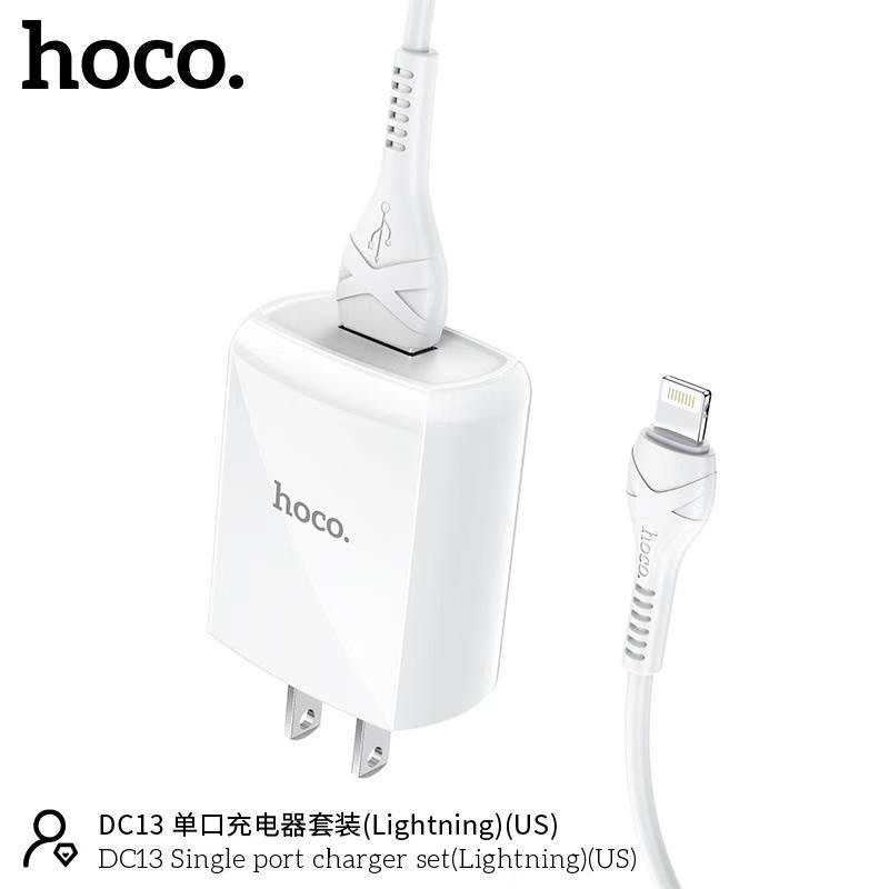 Bộ Cốc sạc,Củ sạc nhanh kèm dây Hoco DC13 Bảo Hành 12 Tháng