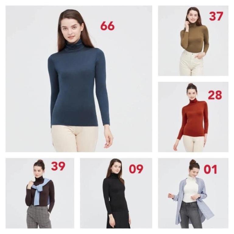 Áo giữ nhiệt heattech uniqlo nữ cổ lọ ( hàng nội địa) 😍