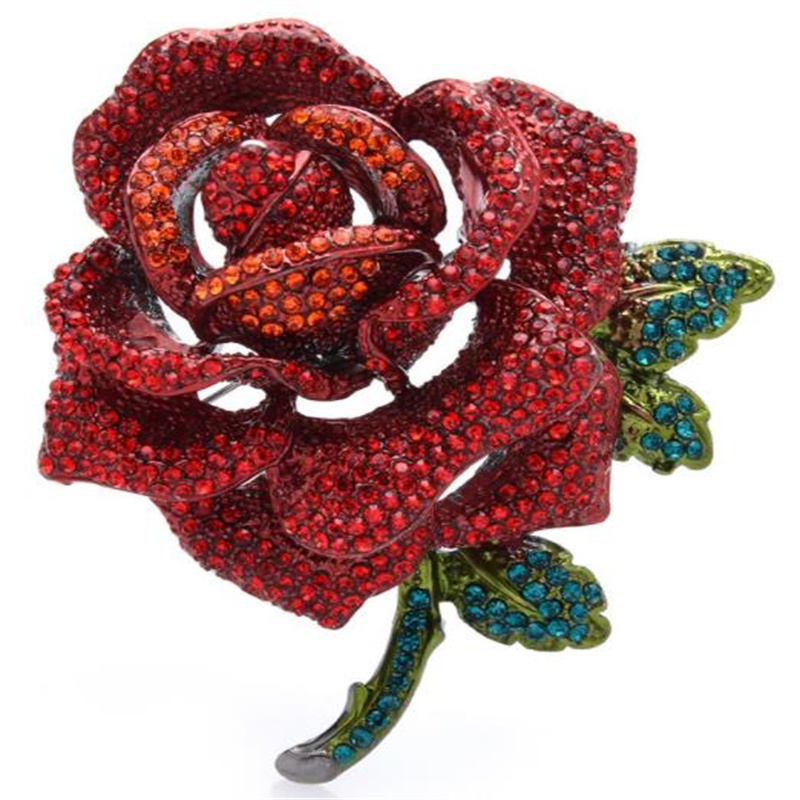 Trâm Cài Áo Hình Hoa Tulip Đính Đá Sang Trọng Cho Nữ