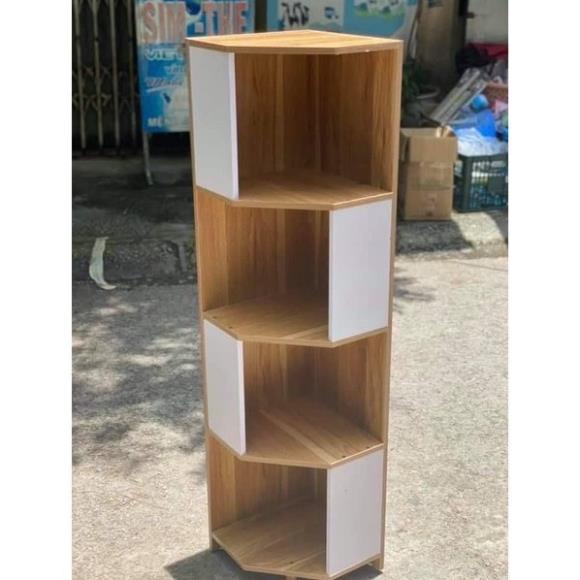 Kệ Sách ngũ giác khoa phát, kệ Ngũ Giác 4 Tầng Lắp Ghép Cực Đẹp NX